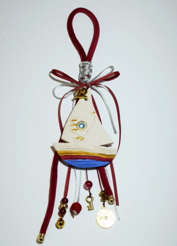 Γούρι Κεραμικό Καράβι 22