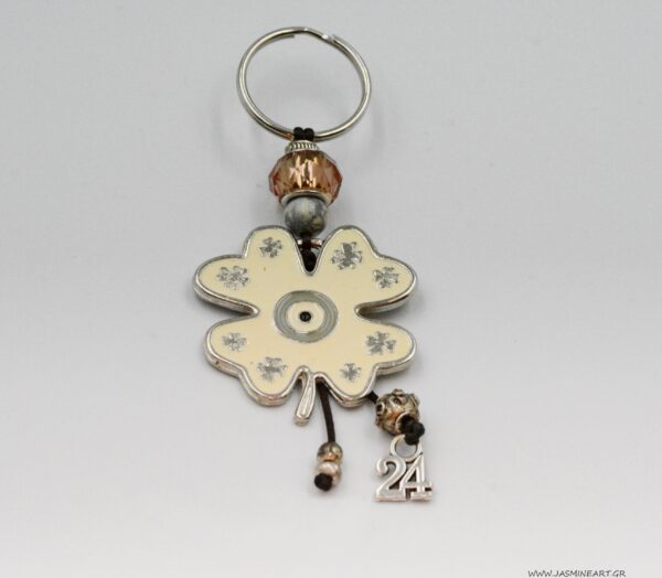 Γούρι Μπρελόκ Τριφύλλι 24